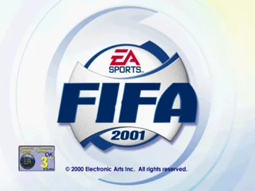 FIFA 2001 screen shot title